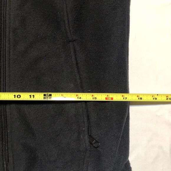 Columbia Womens Full Zip Up Fleece Jacket Long Sleeve Mock Neck Black SZ S EUC - Picture 10 of 11